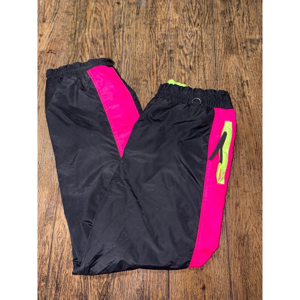 Vintage Columbia Bugaboo Neon Ski Jacket/Pants 3 In 1 Multicolor 90s Womens L/XL - Picture 8 of 9